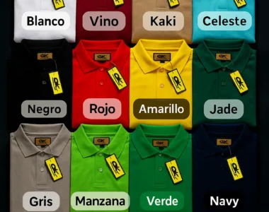 Camisa tipo polo con bordado, tela JIK | Precios especiales al por mayor y por detalle | Soluciones Shop