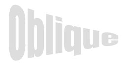 Texto oblicuo en diseñador online