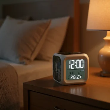 Reloj Despertador Personalizado | 3 Fotos | Regalo Verdaderamente Único