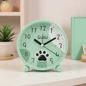 Reloj Despertador de Mesa Redondo ⏰ | Personalizado a Tu Gusto