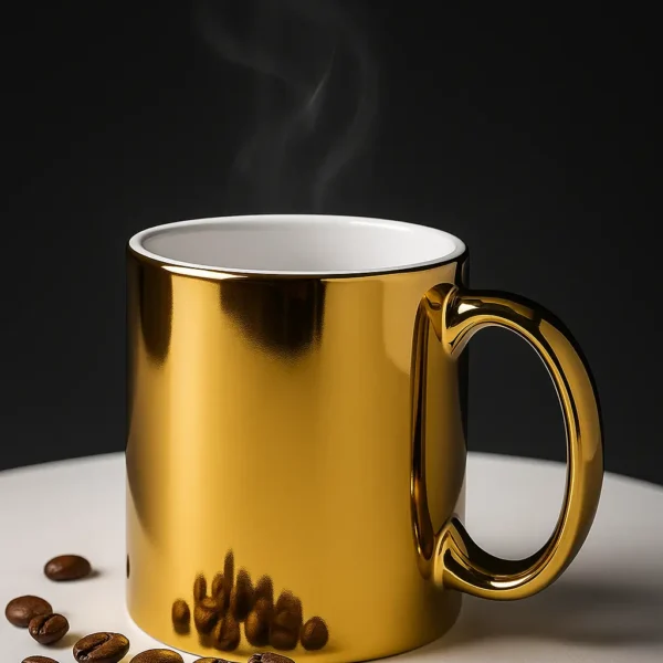 Taza Espejo Dorada o Plata ✨ | Personalizada a Tu Gusto | Elegancia Premium
