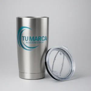 "Taza térmica 20 oz con personalización láser de nombre - regalo emocional perfecto"
