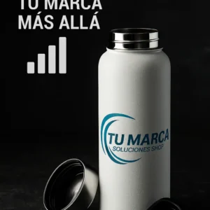 Botella de agua acero inoxidable con tapa estándar - ideal para el día a día