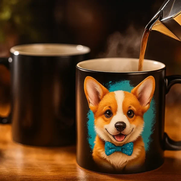 Taza Mágica con Foto 🖼️ Personalizada ¡Aparece con Calor! Regalo Emocional