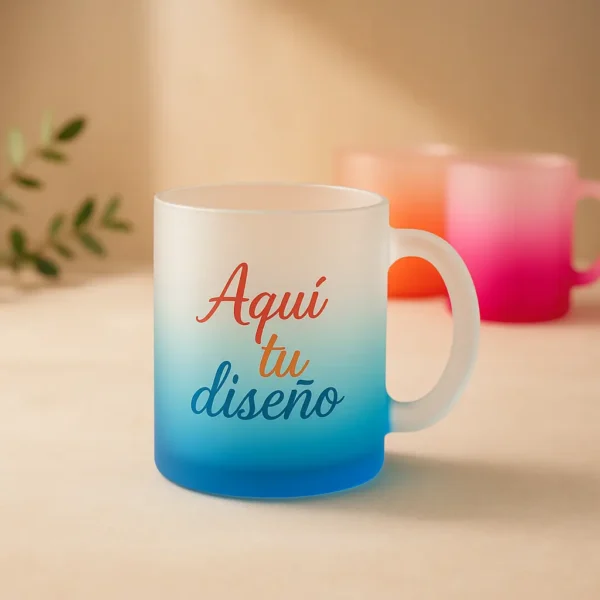Taza con Vidrio Glaseado Personalizada con Tu Marca o Foto Estilo Único