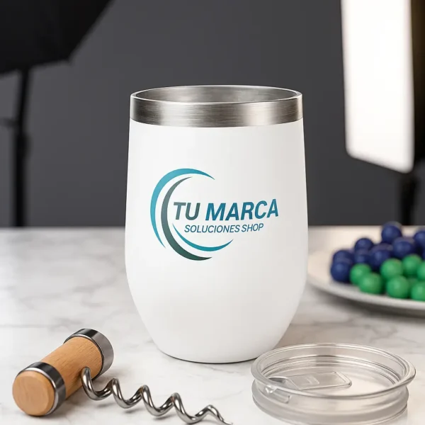Vaso Enfriador de Vino 🍷 Personalizado con Tu Diseño o Marca