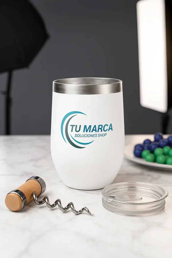 Vaso Enfriador de Vino 🍷 Personalizado con Tu Diseño o Marca