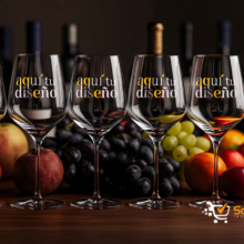 Copa de Vino Personalizada con UV 🍷 Diseño a Tu Gusto Mínimo 6 Unid.