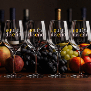 Copa de Vino Personalizada con UV 🍷 Diseño a Tu Gusto Mínimo 6 Unid.