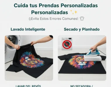 DTF sin Estrés Cómo Cuidar tus Prendas Personalizadas para que Duren Años (¡Evita Estos Errores Comunes!)👕✨