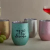 Vaso Vinero de Acero 12 oz 🍷 | Escarchado | Colores Disponibles | Elegancia