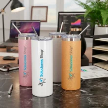 Vaso de Acero Inoxidable con Purpurina Personalizado – Precio Especial