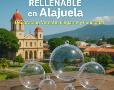 Bolas Transparentes Rellenables en Alajuela: Decoración Creativa y Detalles Únicos para Navidad, Eventos y Emprendedores