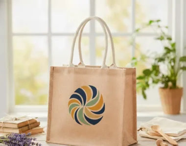 Bolsa de Lino Personalizada Color Arena 45×34×20 cm – Alta Calidad y Estilo Premium