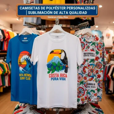 Camisetas de Poliéster Personalizadas en Costa Rica Sublimación de Alta Calidad