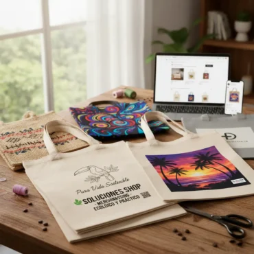  Bolsas de tela personalizadas reutilizables