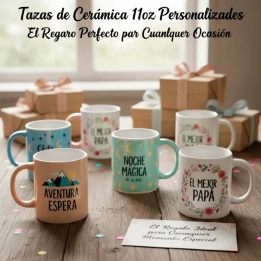 Tazas de Cerámica 11oz Personalizadas El Regalo Perfecto para Cualquier Ocasión