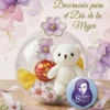 Esfera Sorpresa Personalizada Regalo Único con Peluche, Chocolates y Pin