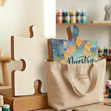 Marco Puzzle de Madera MDF Personalizable (22 x 22 cm) – Calidad Soluciones Shop