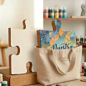 Marco Puzzle de Madera MDF Personalizable (22 x 22 cm) – Calidad Soluciones Shop