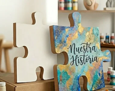 Marco Puzzle de Madera MDF Personalizable (22 x 22 cm) – Calidad Soluciones Shop