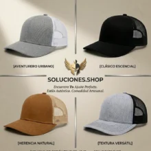 Gorra Premium Trucker Personalizada DTF | Soluciones.shop