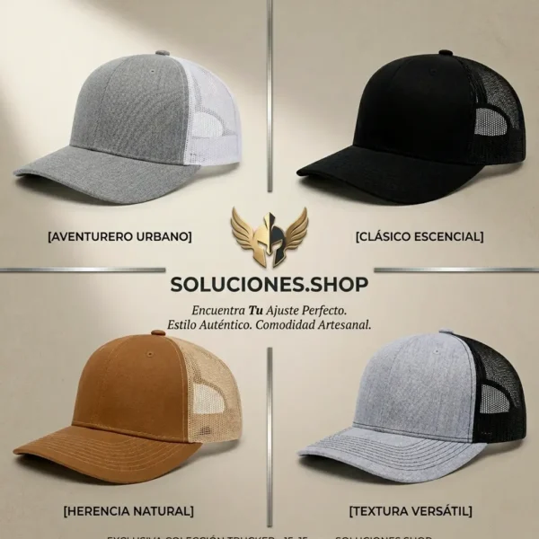 Gorra Premium Trucker Personalizada DTF | Soluciones.shop