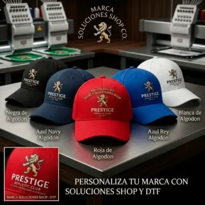 Gorras Personalizadas DTF Costa Rica | Soluciones Shop Premium
