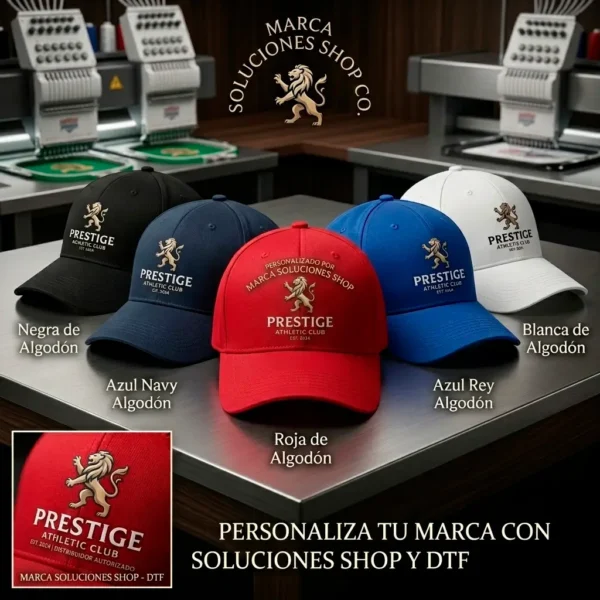 Gorras Personalizadas DTF Costa Rica | Soluciones Shop Premium