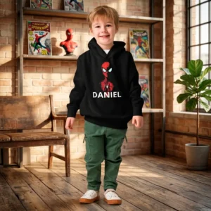 Sudadera Premium Infantil con Capucha – Personalización DTF de Alta Definición