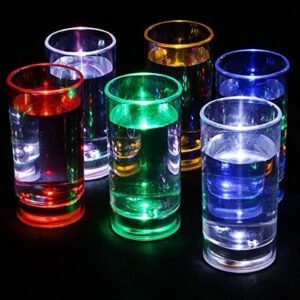 Posa Vasos con 7 Luces LED: Iluminación y Estilo para tus Bebidas