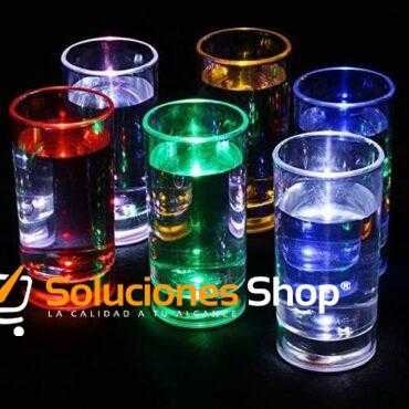 Posa Vasos con 7 Luces LED: Iluminación y Estilo para tus Bebidas