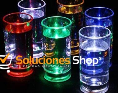 Posa Vasos con 7 Luces LED: Iluminación y Estilo para tus Bebidas
