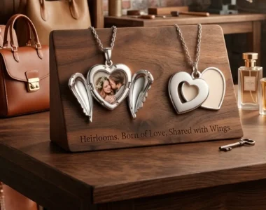 Pack de 2 relicarios para sublimacion con fotos de novios sobre base de madera de nogal en Soluciones Shop
