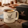 Taza Enlozada Vintage Personalizada – Premium Premium (Estilo Peltre)