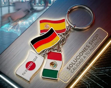 Llavero Metálico de Banderas Personalizado | Soluciones Shop