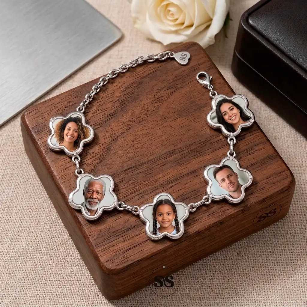 Pack de 2 Pulseras de Flores Personalizables al Gusto