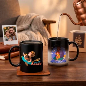 Taza Mágica Personalizada Día del Padre - Cambia de Color con el Calor