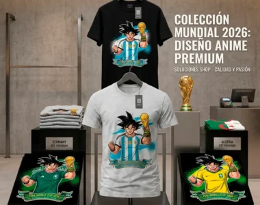 Camisetas Goku Mundial 2026 - Todos los Países | Soluciones Shop CR