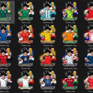 Camisetas Goku Mundial 2026 - Todos los Países | Soluciones Shop CR