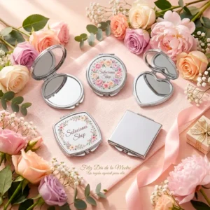 Espejo de Bolsillo Personalizado a tu Gusto – Edición Especial Día de las Madres