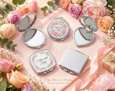 Espejo de Bolsillo Personalizado a tu Gusto – Edición Especial Día de las Madres