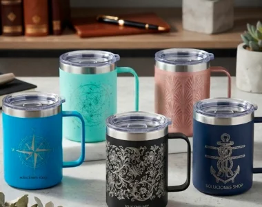 Vaso Térmico de Acero Inoxidable 12 oz – Grabado Láser Personalizado
