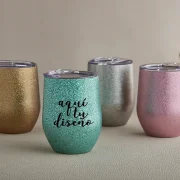 Vaso Vinero de Acero 12 oz 🍷 | Escarchado | Colores Disponibles | Elegancia